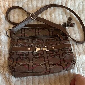 Treviso Stylish Brown Patterned Women's Bag